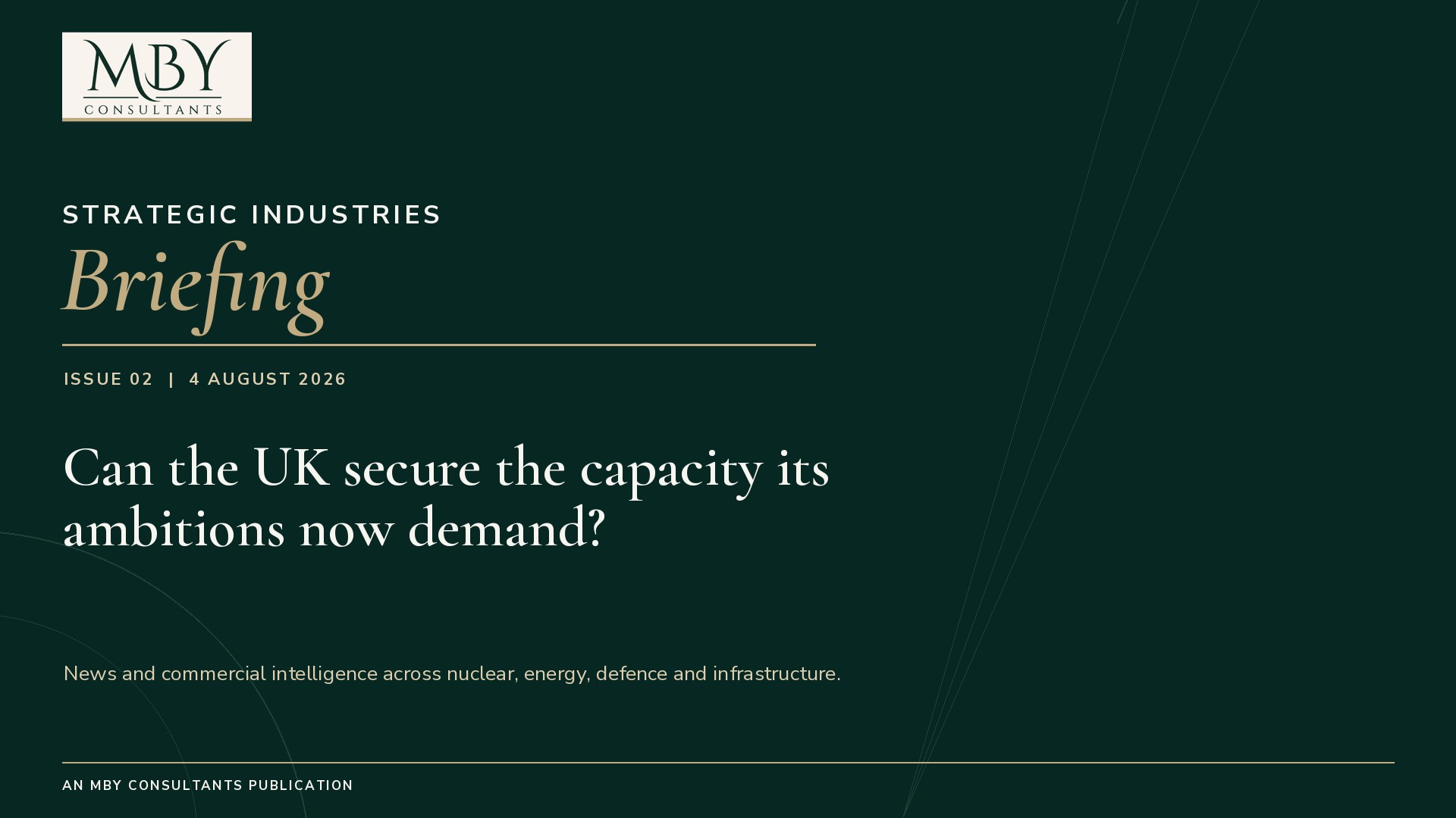 Can the UK secure the capacity its ambitions now demand?